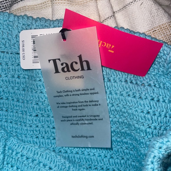 BNWT!!! Tach crochet mini skirt in light blue - Picture 4 of 5